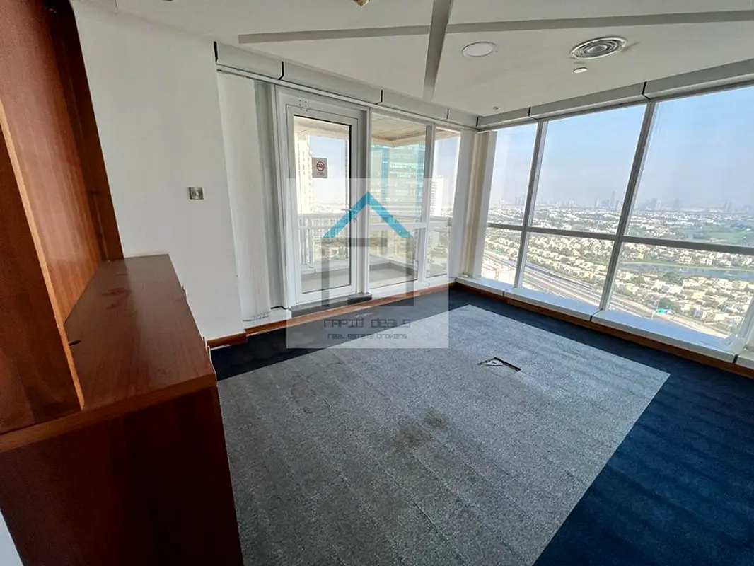 Fully Fitted  Partitioned Office on High Floor | With Balcony
