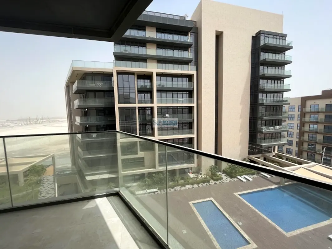 Spacious 2 BHK + maid | Balcony | Pool view