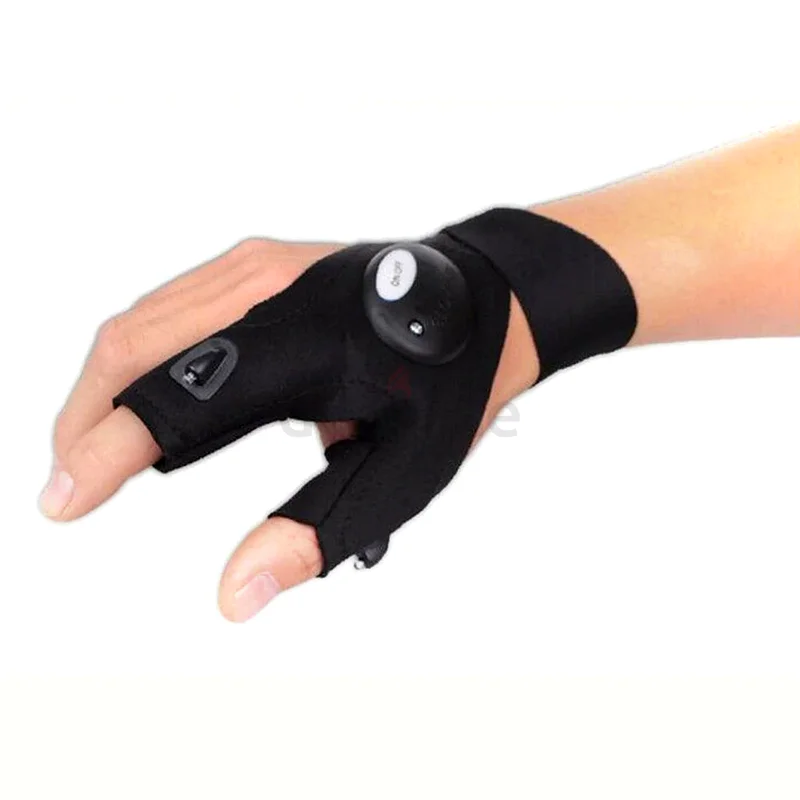 LED Flashlight gloves, fishing, repairing, camping, mechanics, cars, cycling, handyman, all purposes, waterproof63169466446338111