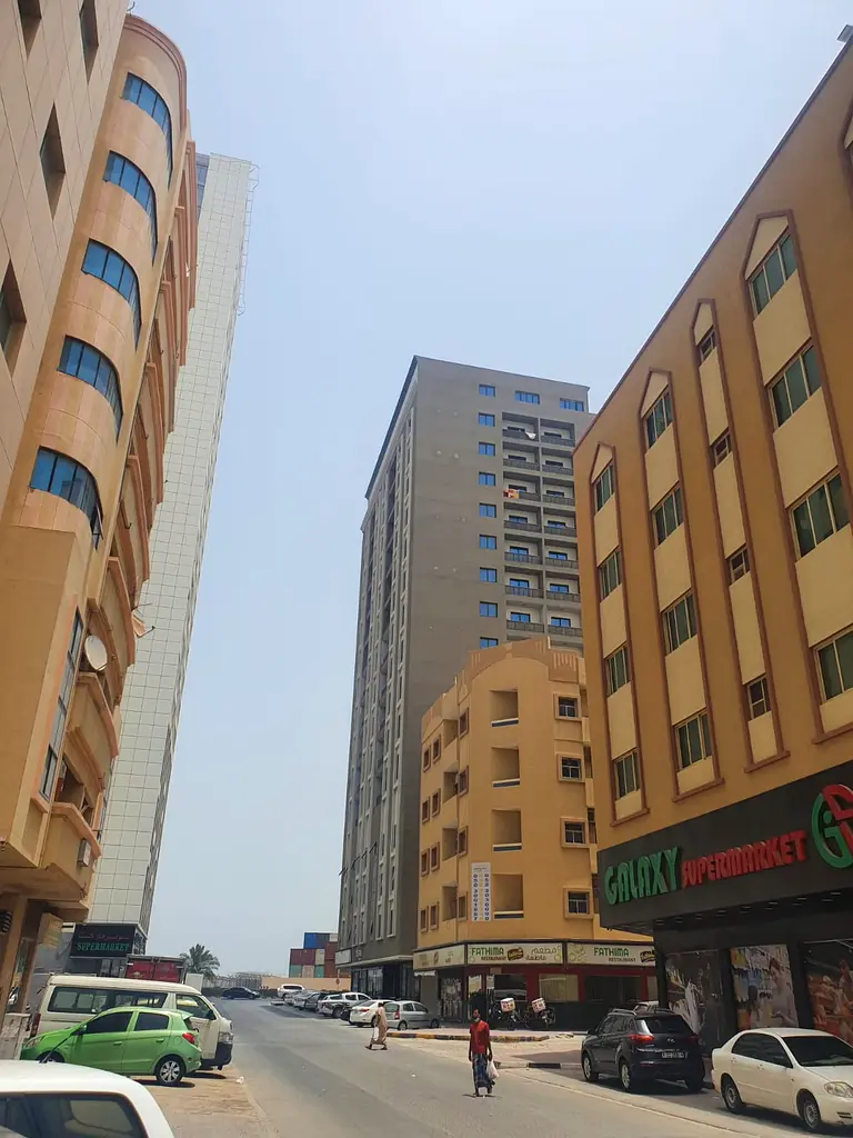 Commercial Residential Building on Two Streets for Sale next to Ajman free zone and Port in Liwara1