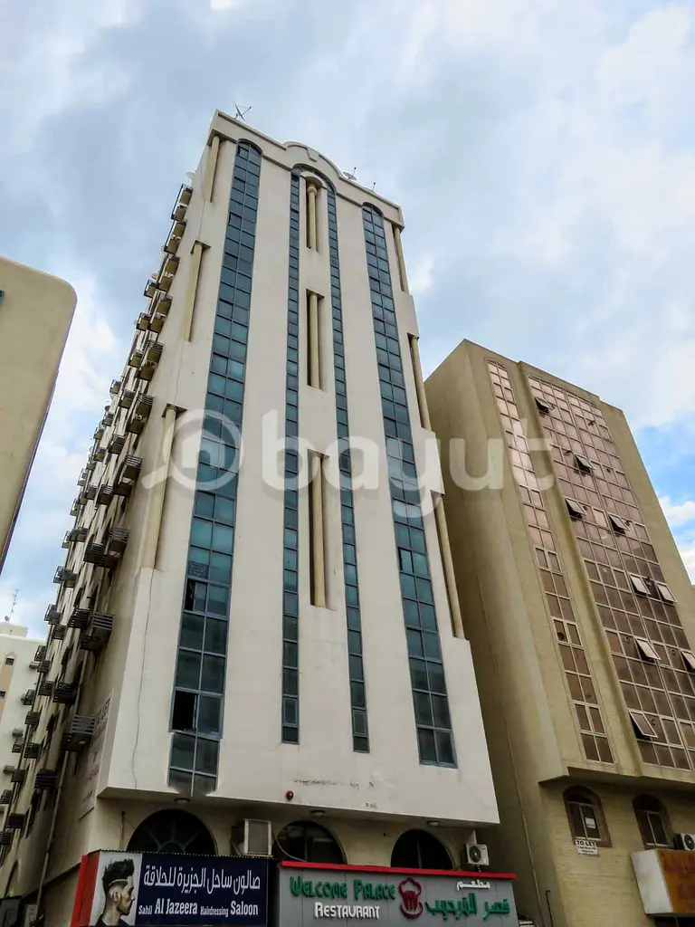 Spacious 1 Bhk flat available in Abdul Aziz Al Majid Building, Shwaheen Tower, Sharjah.