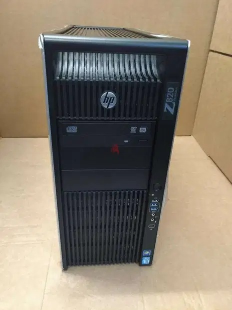 40 CORE HP Z820 WORKSTATION E5-2670 V2 DUAL INTEL XEON RAM 64GB DDR3 ...