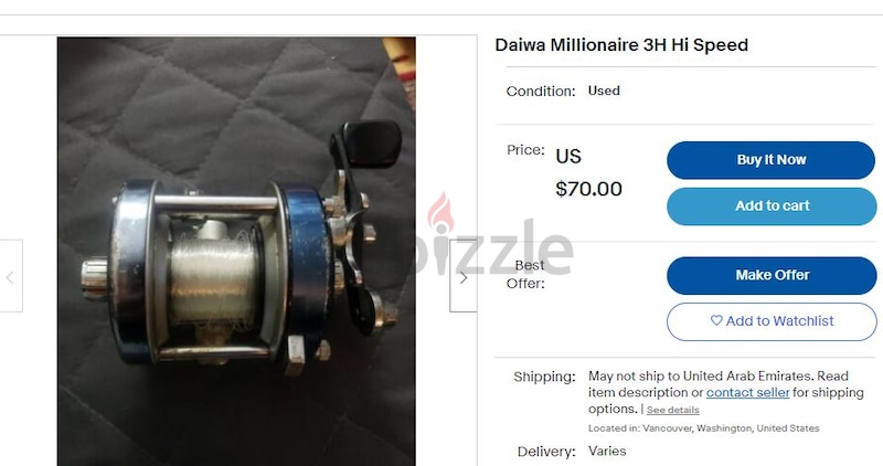 DAIWA MILLIONAIRE 3H REEL