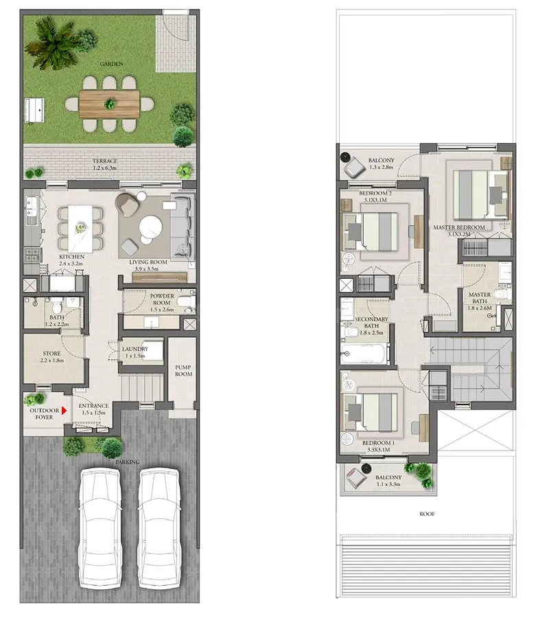 EXCLUSIVE RE-SALE | 3 BEDROOM with PAYMENT PLAN | GREEN VIEWS EMAAR SOUTH