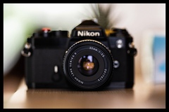 Nikon FE with Nikon 35mm f2.5 (Series E)
