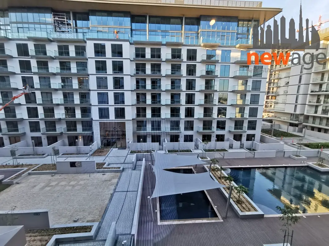 pool view 1 bed room for sale in Hartland Greens Sobha