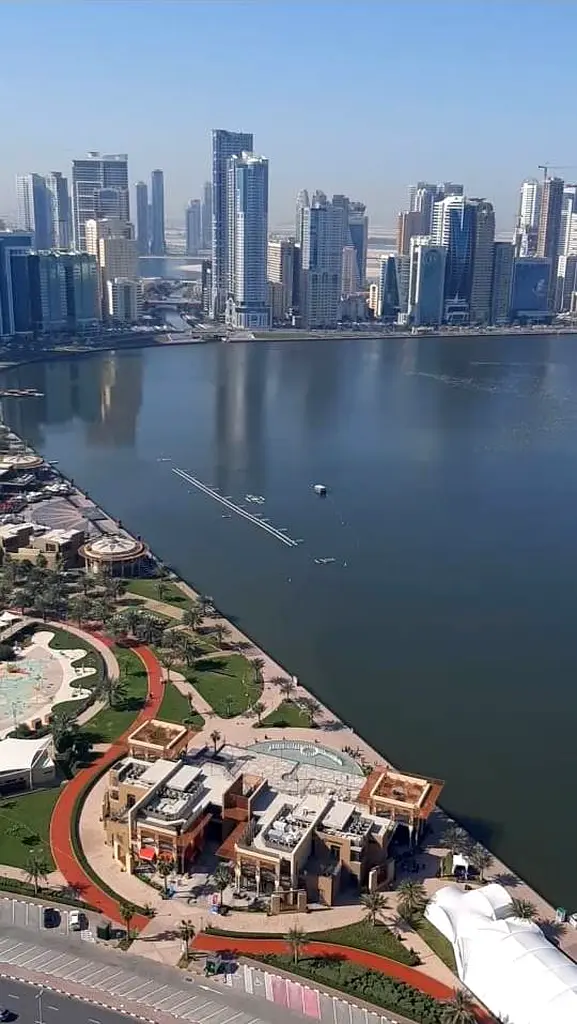 Overlooking the Al Majaz Waterfront | Offices For Sale in Business Tower Al Majaz Sharjah