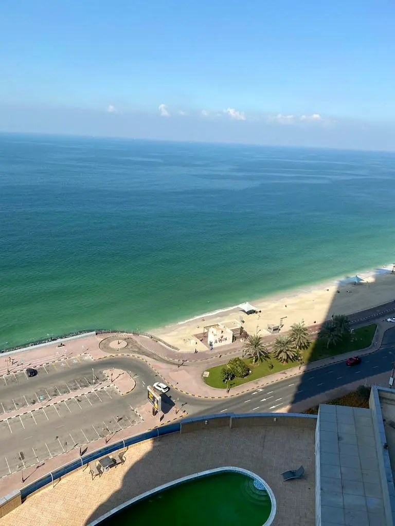 Super Gigantic Full Sea View 2 Bedroom Corniche Tower Ajman