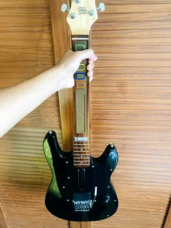 Logitech Real Wood Build Wireless Guitar Controller For Guitar Hero