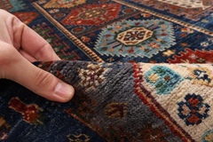 206 x 286 cm | afghani waziri new handmade carpet | 6.10 x 9.5 ft