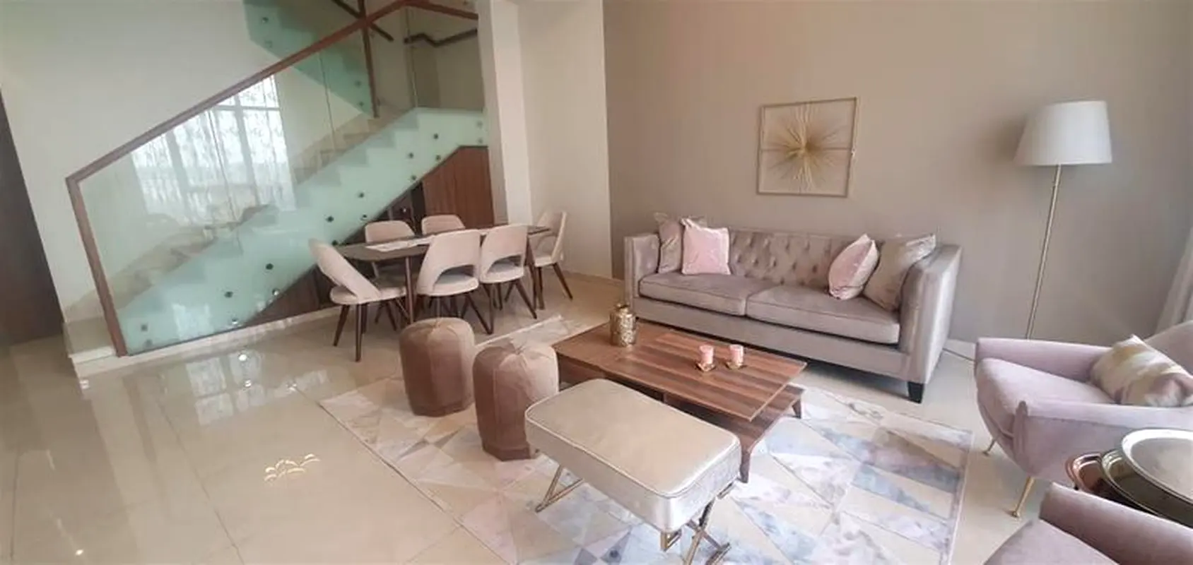 3 BEDROOM MAID NICE DEAL FURNISHED  CLOSED KITCHEN,,,SMALL GARDEN