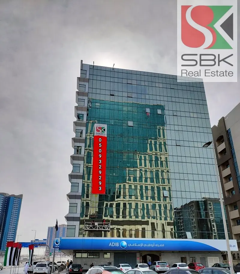 SPACIOUS 2 BHK AVAILABLE WITH  BALCONY IN ADIB  BANK BUILDING,  MUSHERIEF, AJMAN