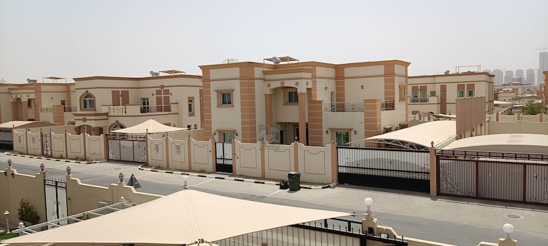 For rent a luxury villa with a European design and a luxurious quality finish in Al Raqaib District,