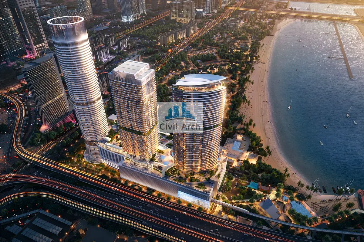 TOP-END 2BR+FULLY FURNISHED+FULL SEA/MARINA VIEWS ON 60/40 PLAN
