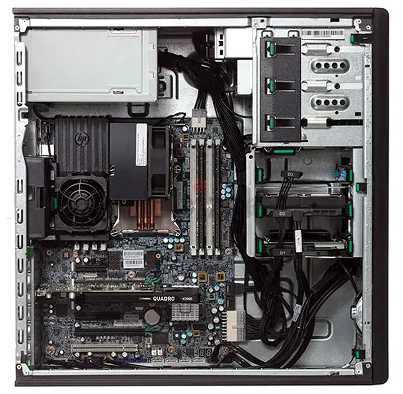 HP Z420 WORKSTATION RAM 32GB DDR3 INTEL XEON E5-2680 2.7GHZ  K2000 2GB DDR5 NVIDIA QUADRO63167119181825112