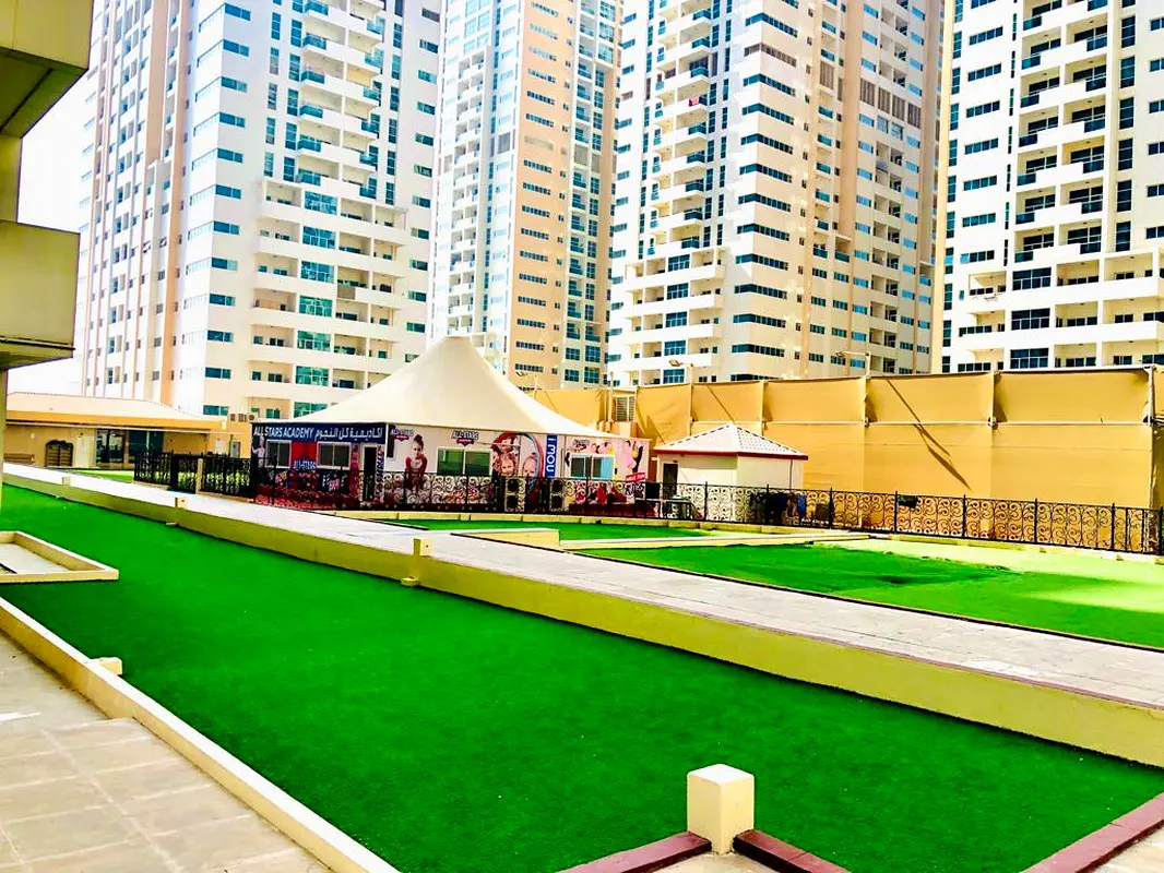 PARTIAL SEA VIEW 2BHK FOR RENT IN AJMAN ONE TOWER WITH PARKING