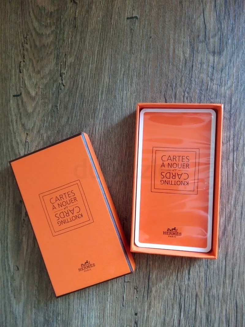 Original HERMES knotting cards new!