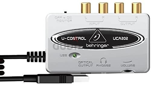 behringer uca202 audio interface