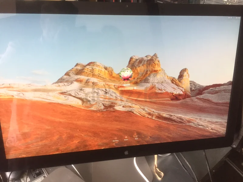 Apple monitor LED 27 inch Thunderbolt clean A1407 model63167113179137111