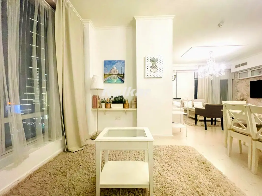 EXCLUSIVE | PRIME LOCATION |BURJ VIEWS TOWER B | FURNISHED 2 BEDROOM | CHILLER FREE