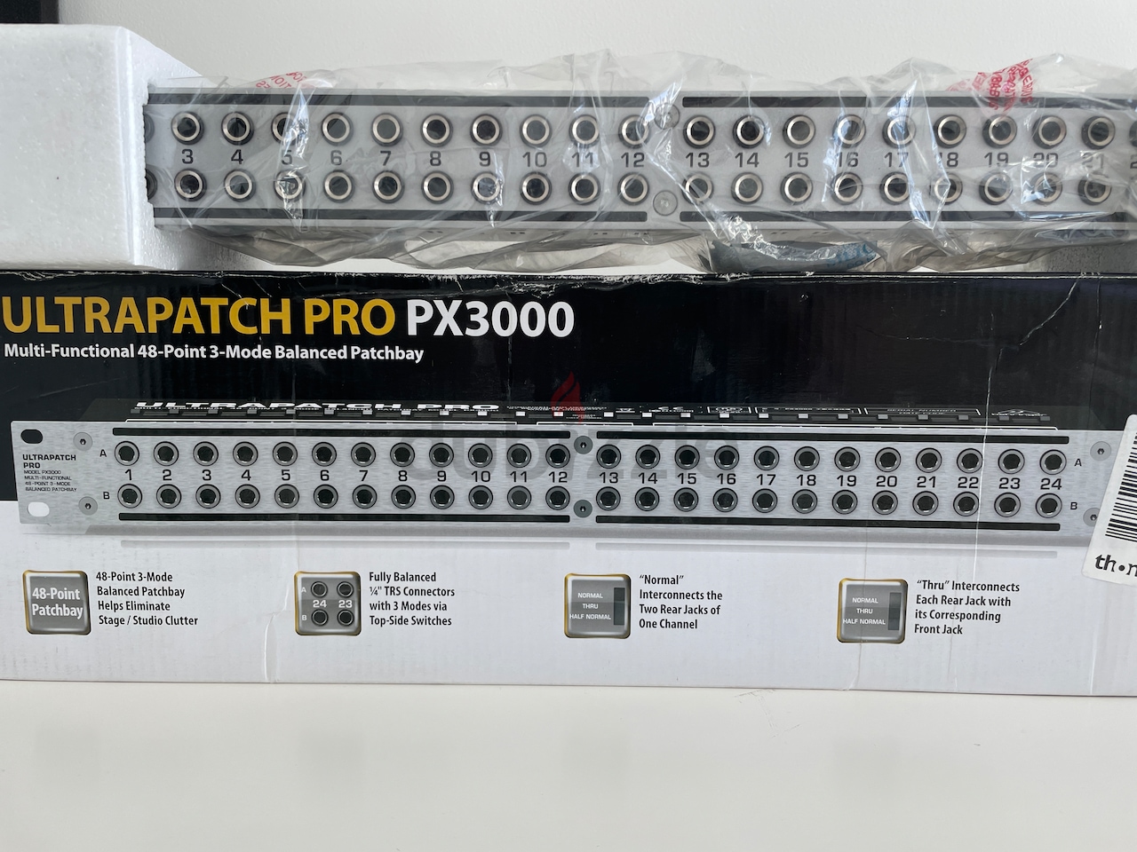 behringer px3000 ultrapatch pro patchbay