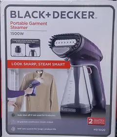 black and decker portable garment steamer