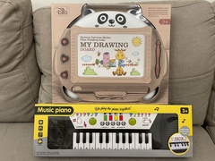 Mini Piano and Panda design Sketch Pad