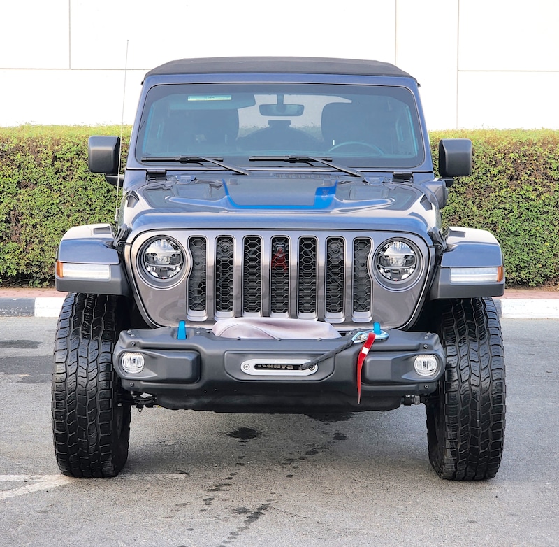 2021 JEEP WRANGLER UNLIMITED RUBICON 4XE HYBRID, SOFT TOP. 4DR  SUV,ELECTRIC,HYBRID AND PETROL, 4CY | dubizzle