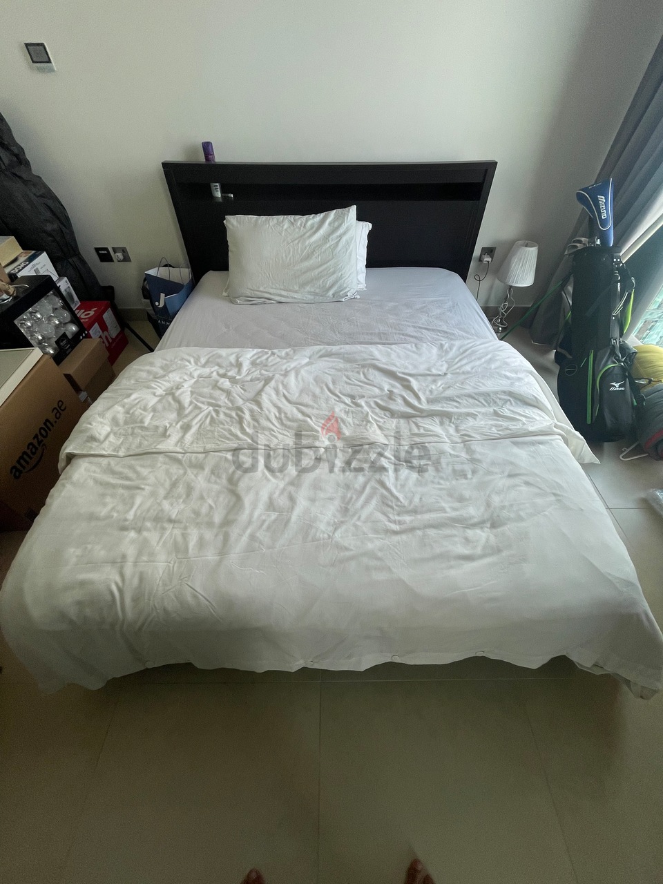 used double bed and mattress for sale