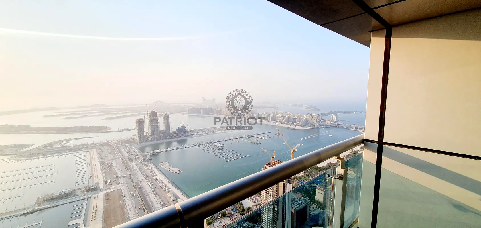 High Floor Amazing Sea and Palm View Unfurnished