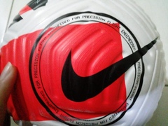 *Original* Nike Football Flight - White/Bright Crimson/Black