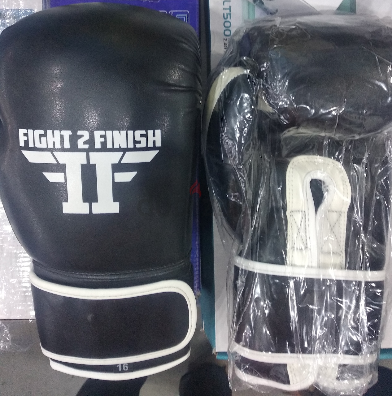 fight 2 finish boxing gloves