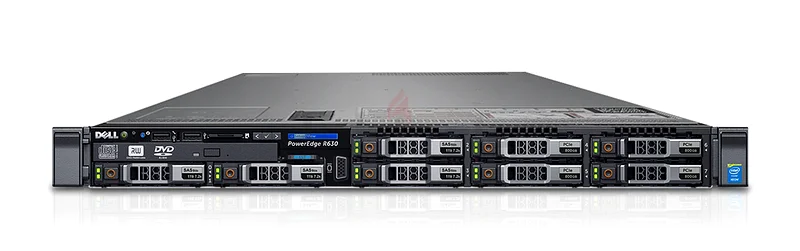 DELL POWER EDGE R630-2 INTEL XEON E5-2620V3-32GB DDR4 REG ECC RAM-2.40 TB SAS HDD 2.5” 8 BAYS 1U63255538636546112