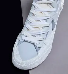 Nike Blazer Sacai White Grey 12US
