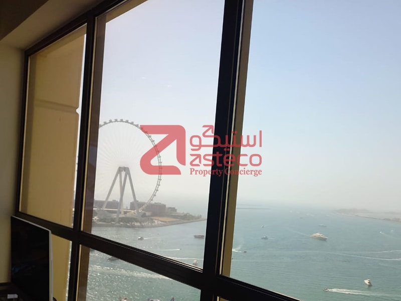 Panoramic full Sea eye view in Heart of JBR Dubai