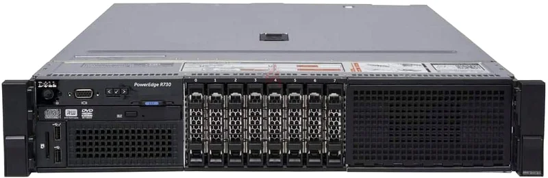 40 نواة ديل باور إيدج R730-2، إنتل زيون E5-2650V3، قرص صلب SAS بسعة 6 تيرابايت، ذاكرة DDR4 سعة 64 جيجابايت من نوع REG ECC، 8 فتحات لأقراص SAS مقاس 2.5 بوصة63255000894209111