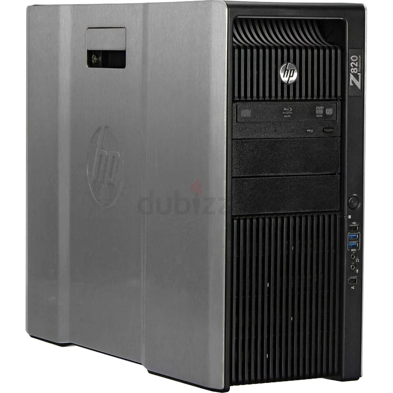 محطة عمل عالية الجودة بمعالج 32 نواة من HP Z820 - معالجان إنتل زيون E5-2680 - ذاكرة وصول عشوائي 64 جيجابايت - بطاقة رسوميات نفيديا كوارو K400063254999712770111