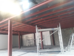 Selling of steel mezzanine floor with installation works