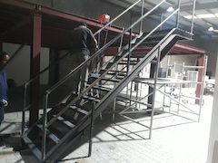 Selling of steel mezzanine floor with installation works