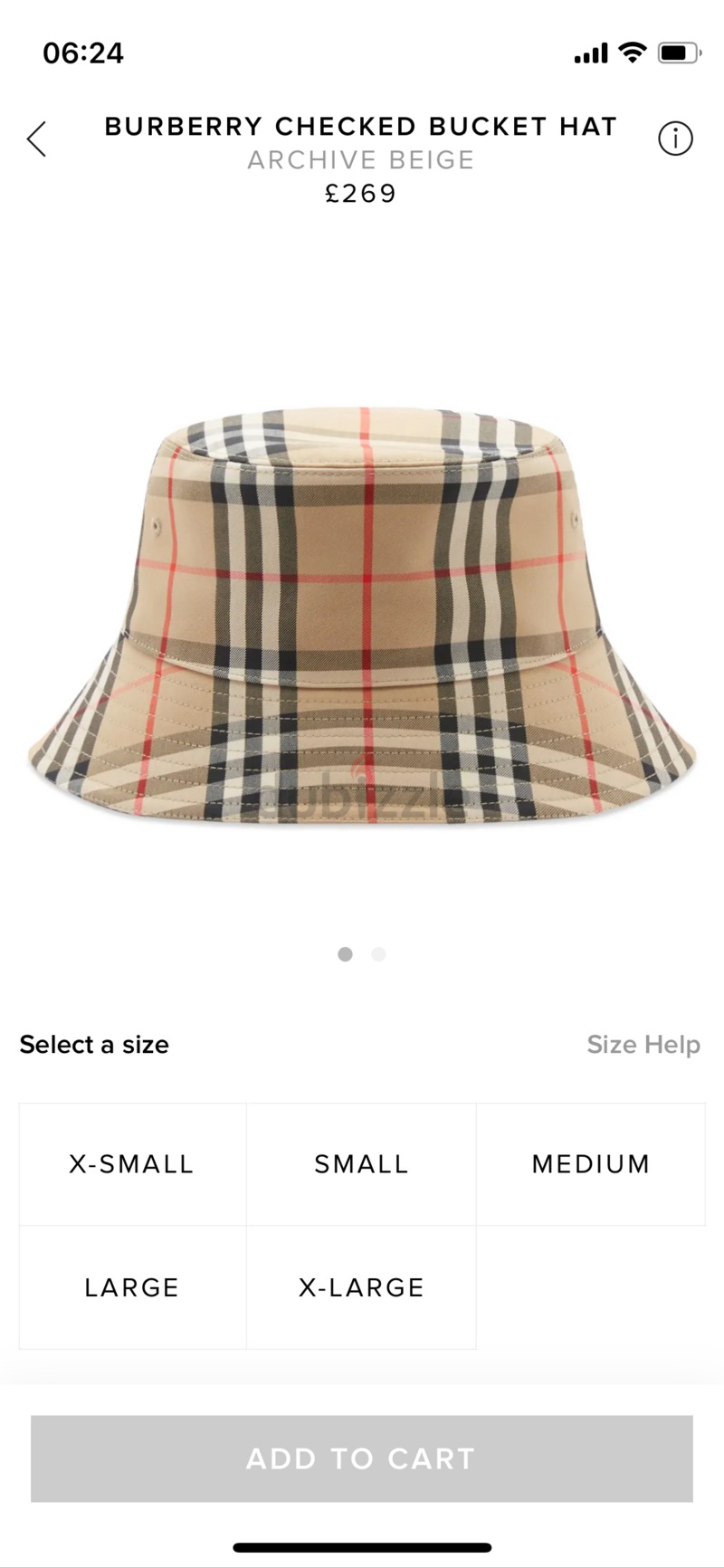 Burberry Bucket Hat - Unisex | dubizzle