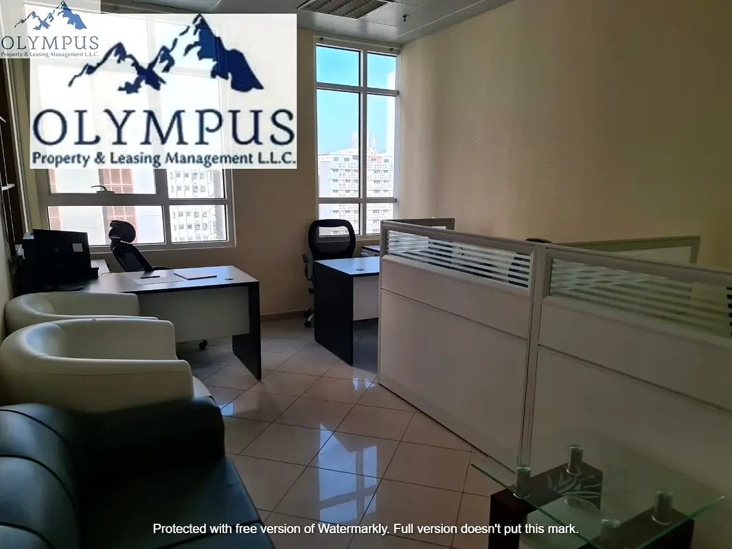 FULLY FURNISHED  SPACIOUS 22 SQM OFFICE SPACE AVAILABLE in Murror Rd- Al Falah Street .- AED 23