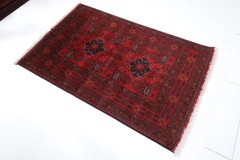 102 x 162 cm | new red bokhara afghan handmade carpet