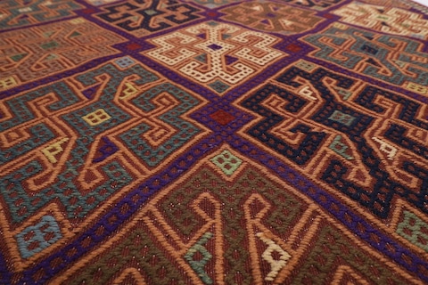 153 x 199 cm | azari kilim rug | Afghan handmade kilim carpet | سجاد اليدوي