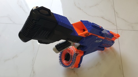 4 Original Nerf N-Strike Elite Guns for Sale with 42 Original Nerf darts and Rechargeable Batteries