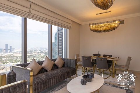 High Floor | Fully Fitted Two BR Apt at Boulevard Point