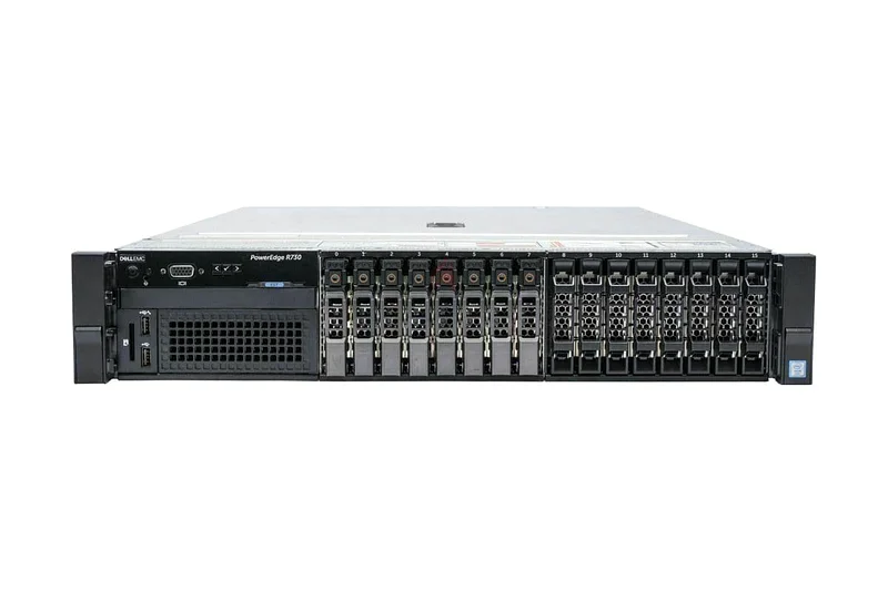 خادم ديل باور إيدج R730 V4 V56 نواة - معالجان إنتل زيون E5-2680V4 - سعة القرص الصلب SAS 3.60 تيرابايت 16 قرصاً صغيراً بحجم 2.5 بوصة 2U63255000568835112