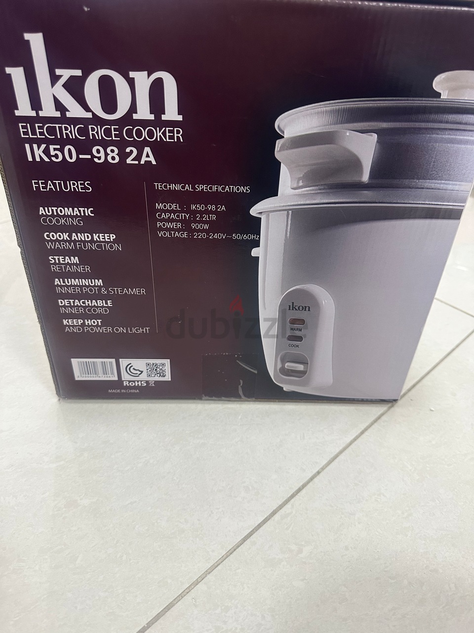 ikon electric rice cooker