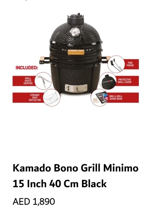 Kamado Bono Grill Minimo 15 Inch 40 Cm