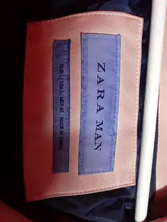 ZARA faux leather light pink jacket