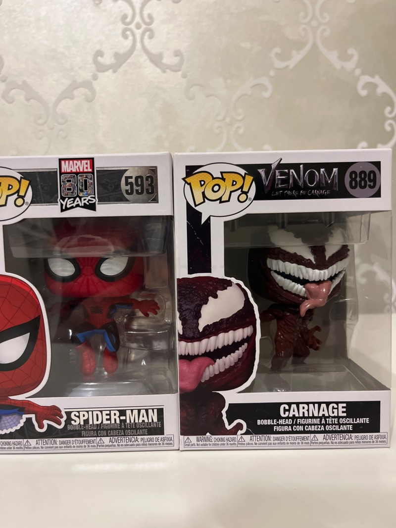 Funko Pop Spiderman And Carnage | dubizzle